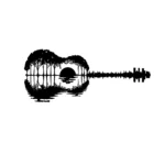 Sticker perete Chitara