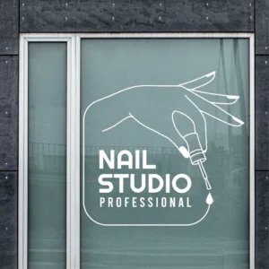 Sticker salon infrumusetare Nail studio 1