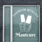 Sticker salon infrumusetare Nail studio 6