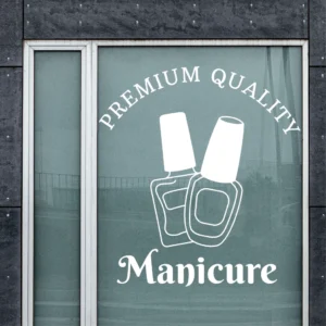 Sticker salon infrumusetare Nail studio 6