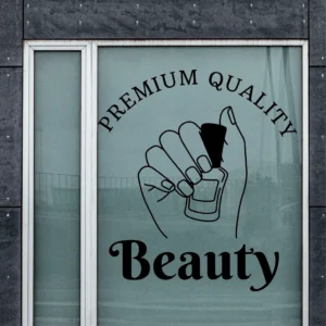 Sticker salon infrumusetare Nail studio 4