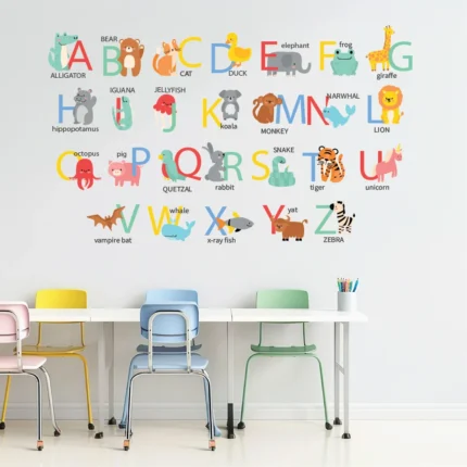 Sticker de perete cu Litere