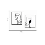 Sticker perete Geometric Face