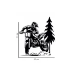 Sticker perete Motocicleta