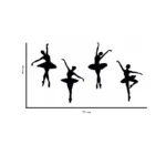 Sticker perete copii balerine