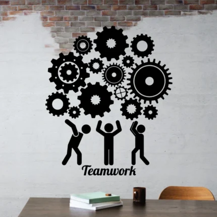 Sticker perete Teamwork