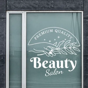 Sticker salon infrumusetare Nail studio 9