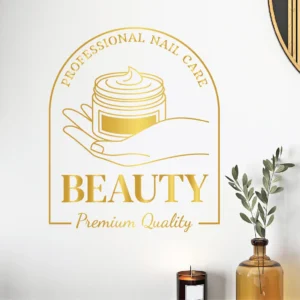 Sticker salon infrumusetare Nail studio 2