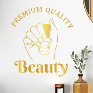 Sticker salon infrumusetare Nail studio 4