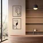 Sticker perete Geometric Face