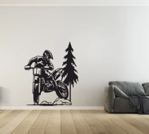 Sticker perete Motocicleta