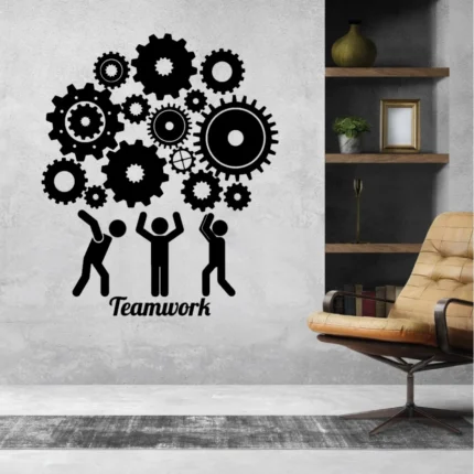 Sticker perete Teamwork