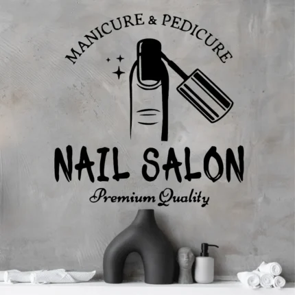 Sticker Salon Manichiura Pedichiura