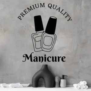 Sticker salon infrumusetare Nail studio 6