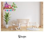 Sticker perete Bufnitele Vesele