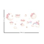 Sticker personalizat nume fete Luna