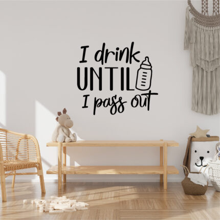 Sticker Perete Copii Pass Out