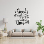 Sticker perete birou Good Things