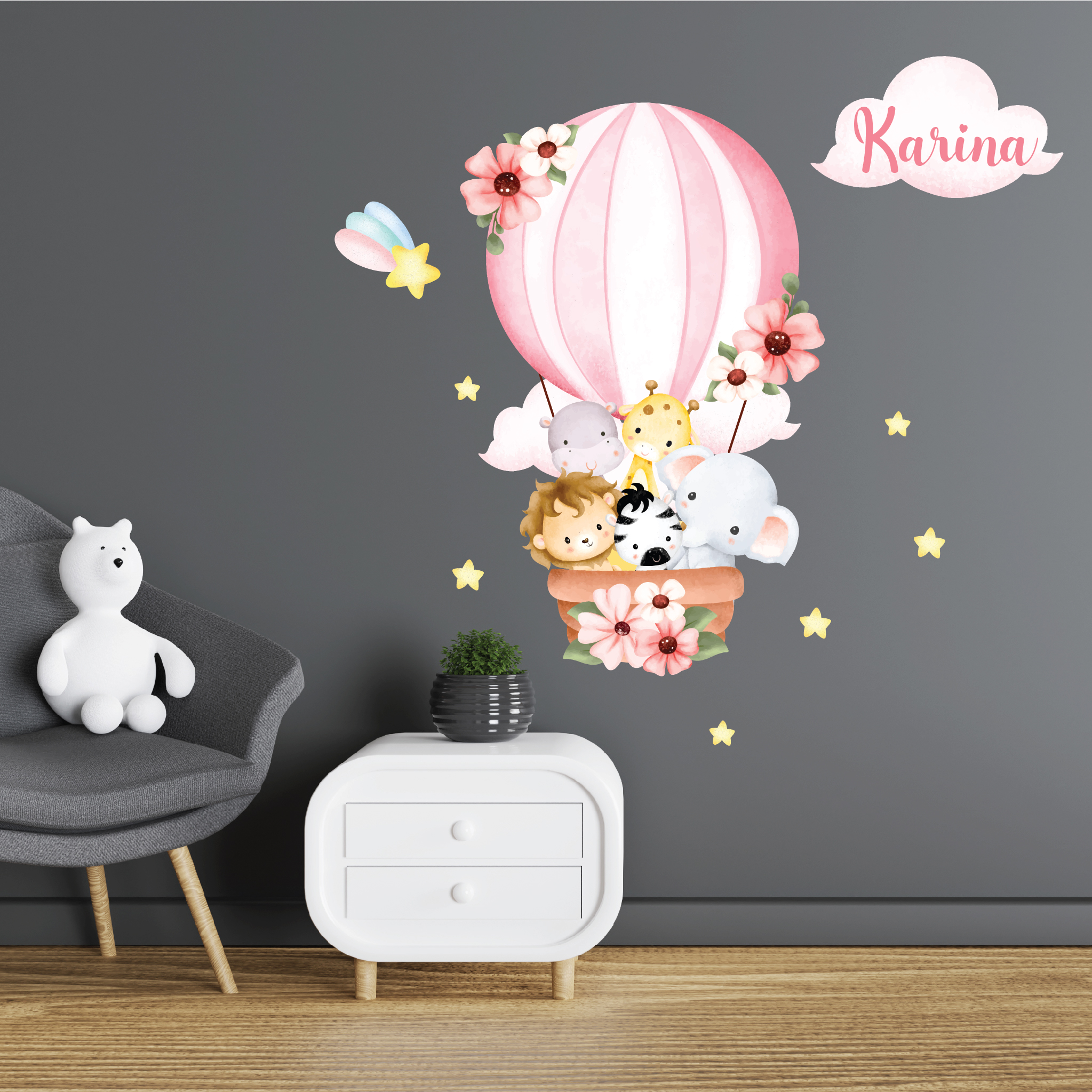 Sticker copii personalizat Animale Sticker copii personalizat Animale