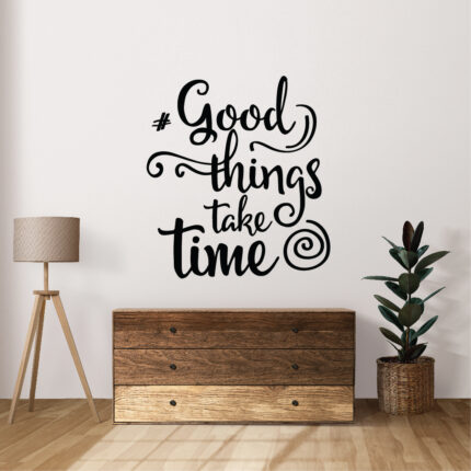 Sticker Perete Birou Good Things
