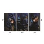 Tablouri canvas set Blue Woman - imagine 4