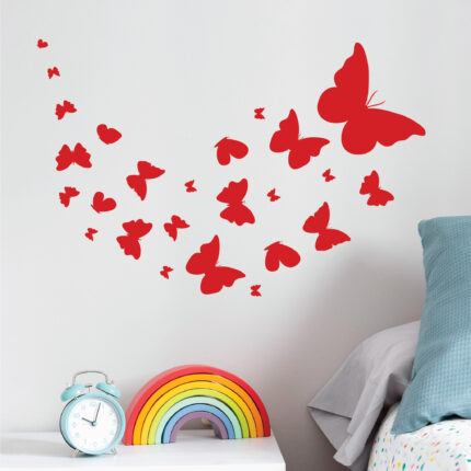 sticker perete fluturi