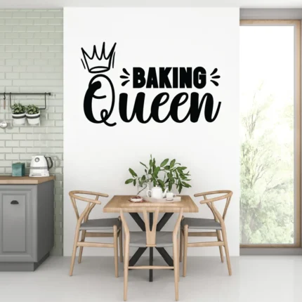 Sticker bucatarie Baking Queen