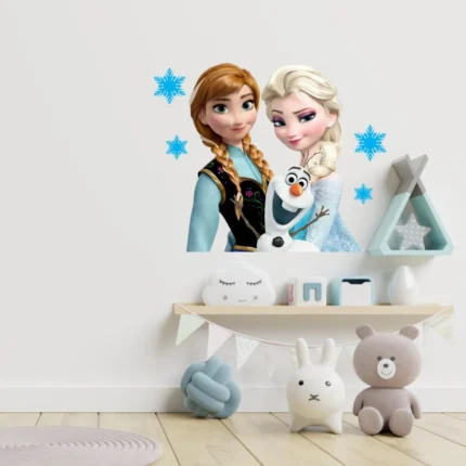 Sticker Elsa Ana si Olaf