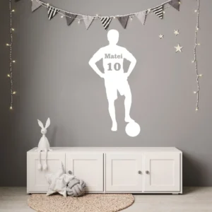 Sticker personalizat cu nume Footballplayer 1