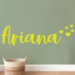 Sticker personalizat cu nume