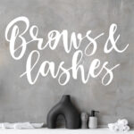 Sticker salon Brows and Lashes