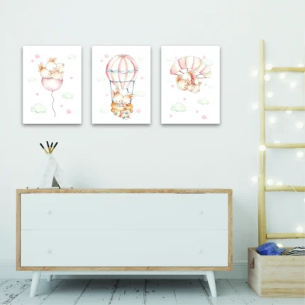 Tablou canvas copii Iepurasi