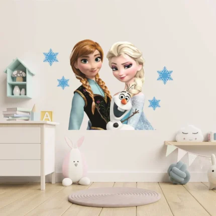 Sticker Elsa Ana si Olaf