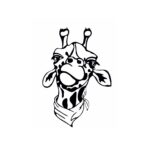 Sticker perete Girafa 2