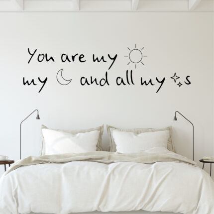 Sticker perete You Are My Sun