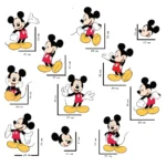 Stickere cu Mickey Mouse