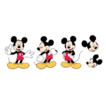 Stickere Mickey Mouse