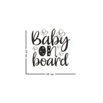 Sticker masina Baby on Board 4