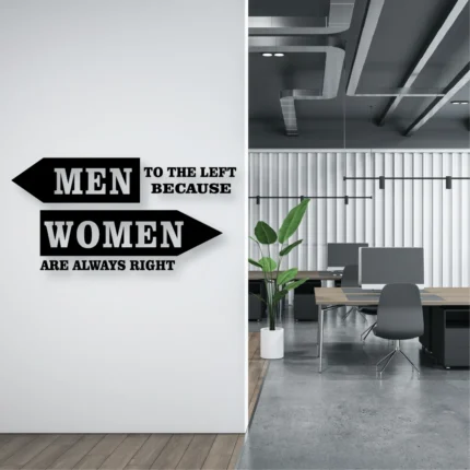 Sticker toaleta Mrs Right