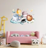 Sticker perete copii Animale Somnoroase