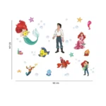 Sticker perete copii Mica Sirena