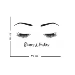 Sticker salon Brows and Lashes 2