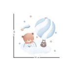 Sticker perete copii Ursulet Bleu