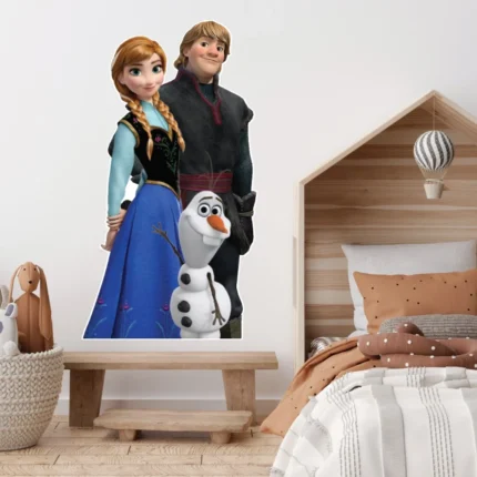 Sticker Frozen Ana Kristoff Olaf 2