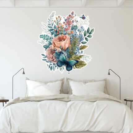 Sticker perete Floral Buchet
