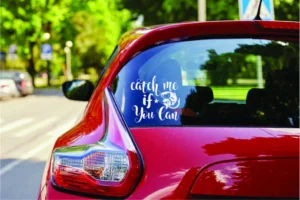 Sticker masina Catch me