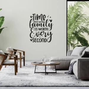 Sticker perete Time