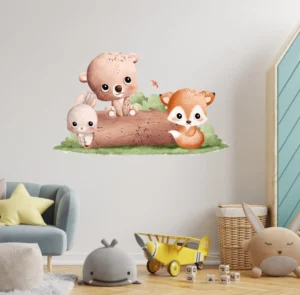 Sticker perete animale de padure