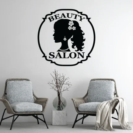 Sticker perete salon Beauty