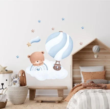 Sticker perete copii Ursulet Bleu